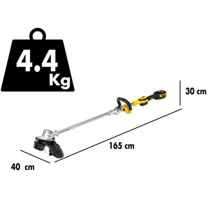 DeWalt DCMST561P1-QW akkutrimmeri, 18 V, 2 Ah, QUICKFEED-siimansyöttö