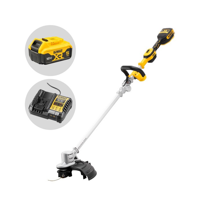 DeWalt DCMST561P1 QW akkukäyttöinen ruohotrimmeri 18 V 5 Ah 360 mm