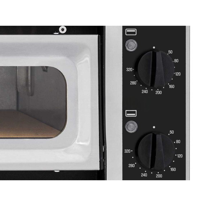 Prismafood SMALL BASIC 1/40 VETRO 2T sähköuuni pizzalle, 1 600 W, 230 V