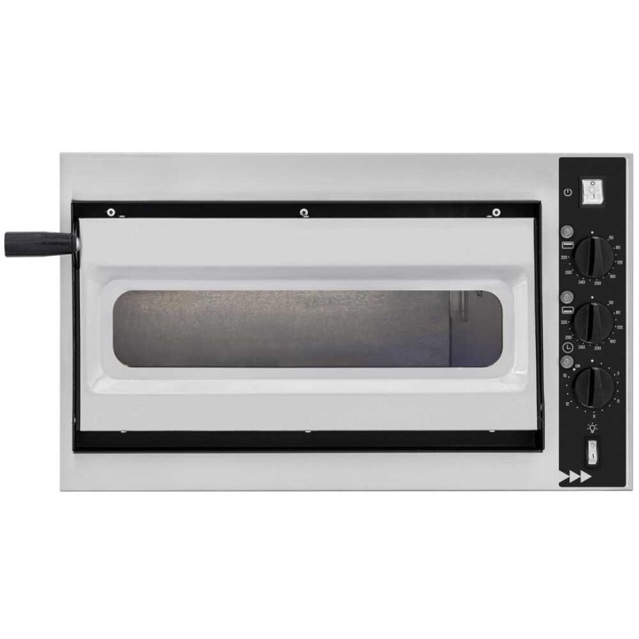 Prismafood SMALL BASIC ALTO 1/40 VETRO 2T sähköuuni pizzalle, 1 600 W, 230 V