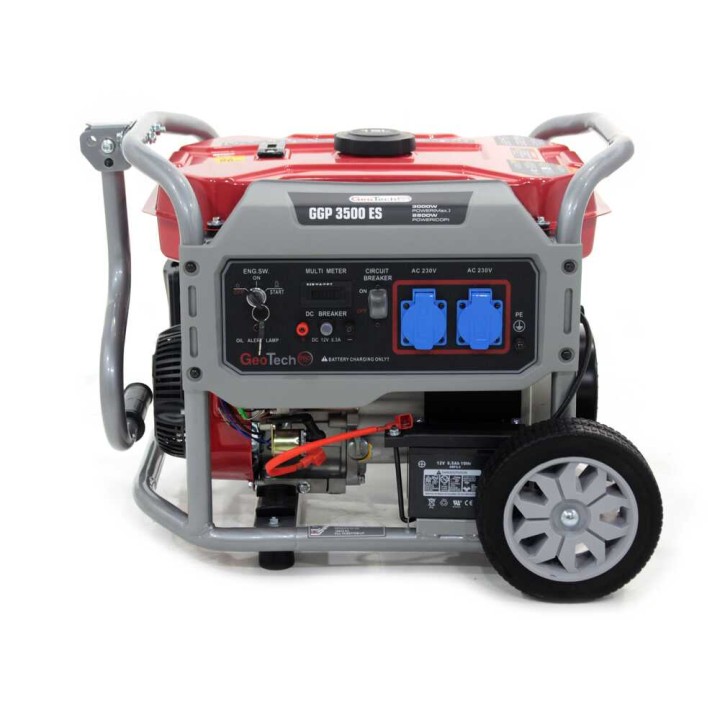 GeoTech Pro GGP 3500 ES generaattori, AVR, 3 kW, 2,8 kW jatkuva, yksivaiheinen