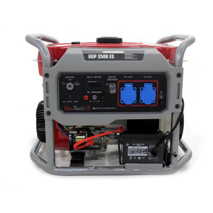 GeoTech Pro GGP 3500 ES generaattori, AVR, 3 kW, 2,8 kW jatkuva, yksivaiheinen