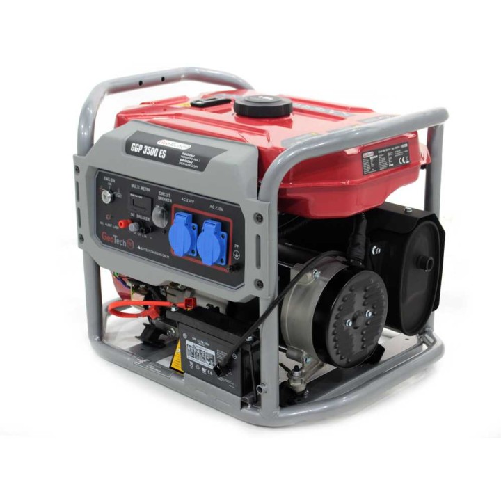 GeoTech Pro GGP 3500 ES generaattori, AVR, 3 kW, 2,8 kW jatkuva, yksivaiheinen