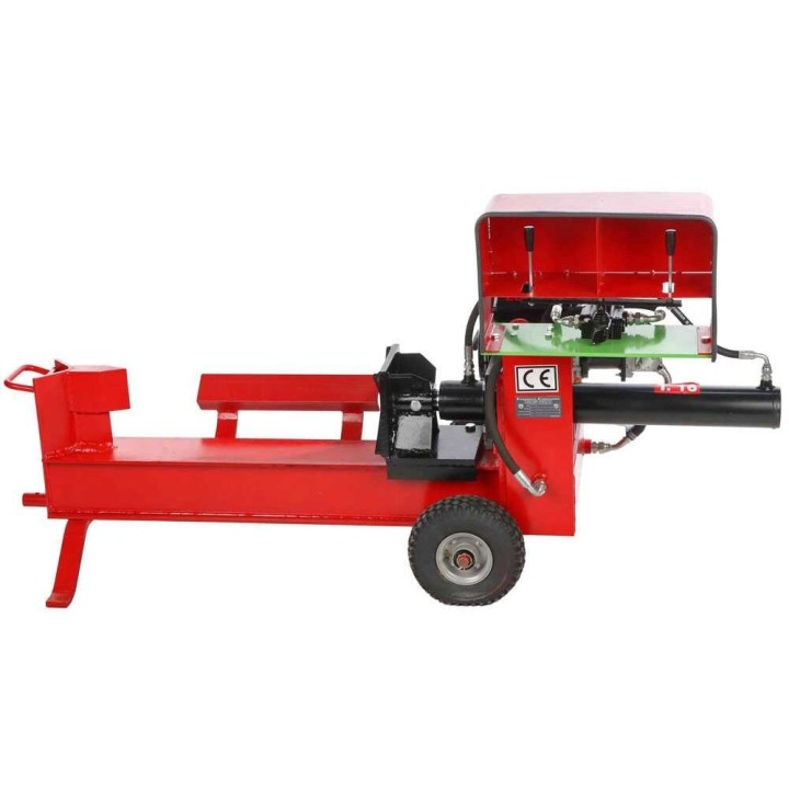 16T vaakasuora bensiinikäyttöinen halkomakone, Loncin 200F, 6,5 HP, 40 cm