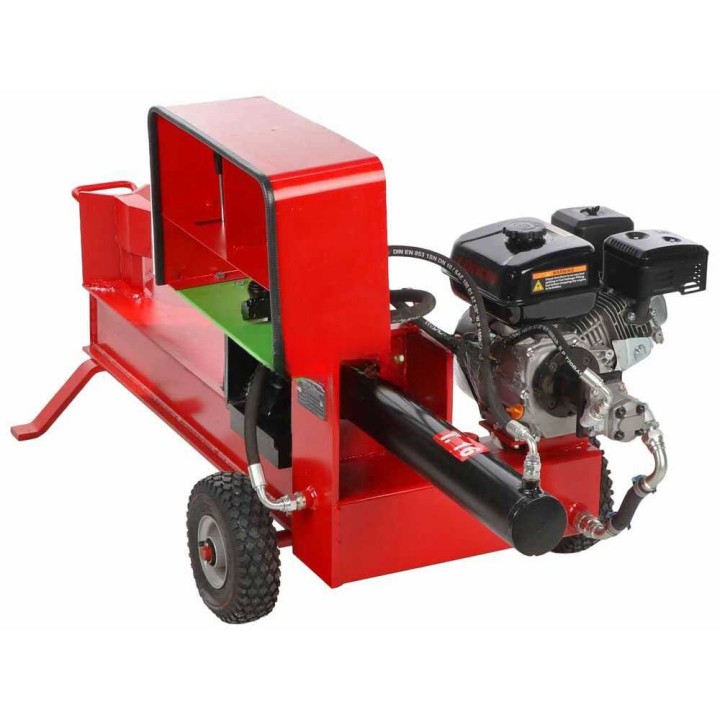 16T vaakasuora bensiinikäyttöinen halkomakone, Loncin 200F, 6,5 HP, 40 cm