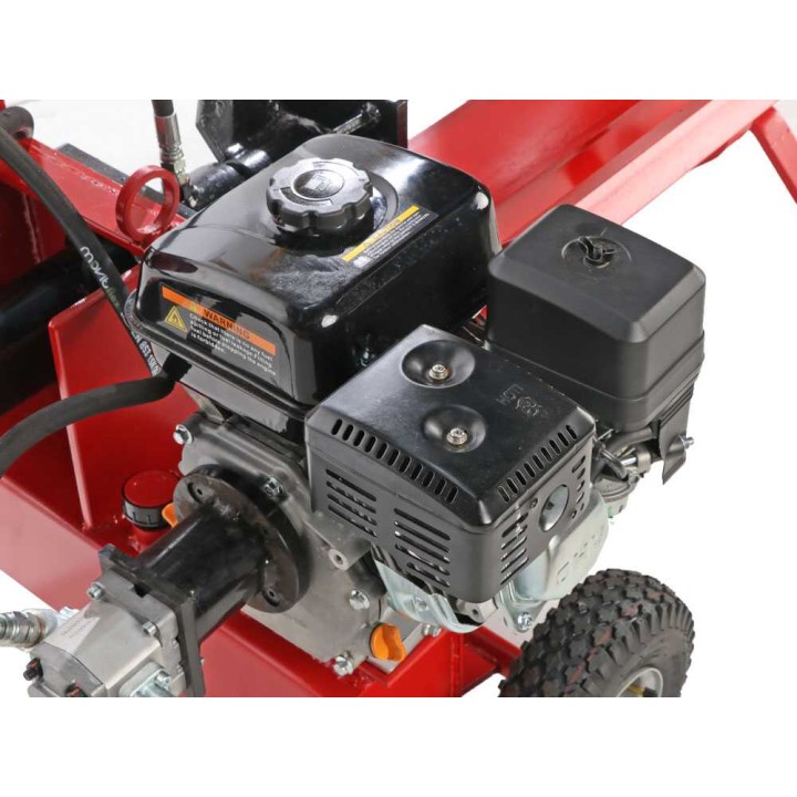 16T vaakasuora bensiinikäyttöinen halkomakone, Loncin 200F, 6,5 HP, 40 cm