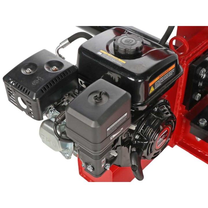 16T vaakasuora bensiinikäyttöinen halkomakone, Loncin 200F, 6,5 HP, 40 cm