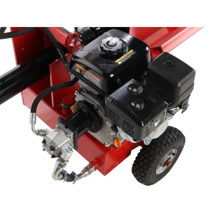 16T vaakasuora bensiinikäyttöinen halkomakone, Loncin 200F, 6,5 HP, 40 cm