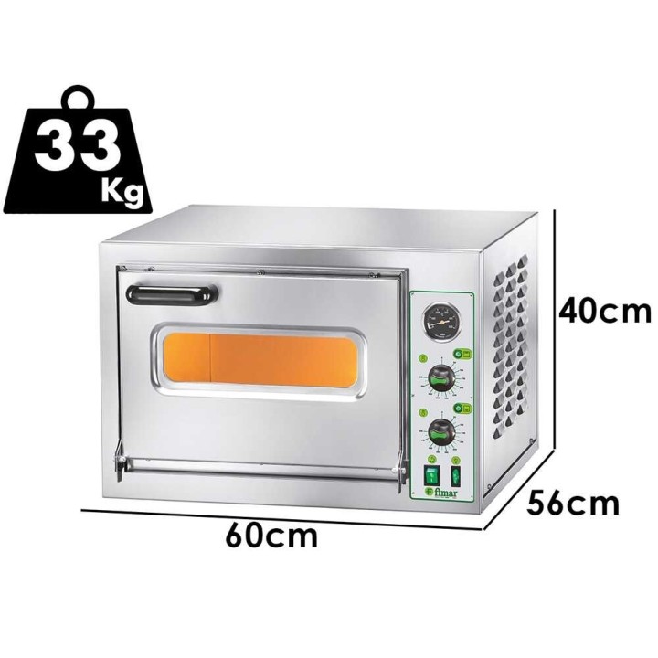 Fimar MICROV22C sähköuuni pizzoille, 2 200 W, 230 V
