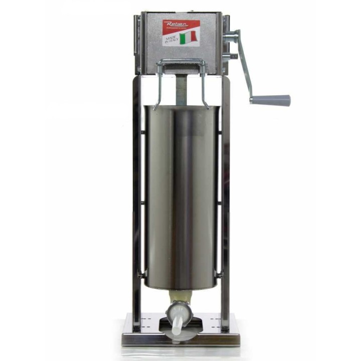 Reber 8975 V INOX makkarantäyttökone, 15 kg, 2 nopeutta, ruostumaton teräs