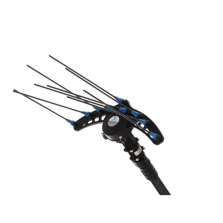 Campagnola Hercules 6 ECO Plug-in oliivinkeruukone, hiilikuituvarsi, 235–325 cm, 325 W