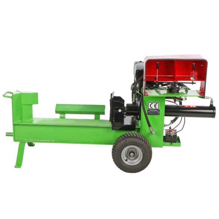 Seven Italy T-20 vaakasuora halkomakone, 20 t, 9 HP, Loncin 270 cm³