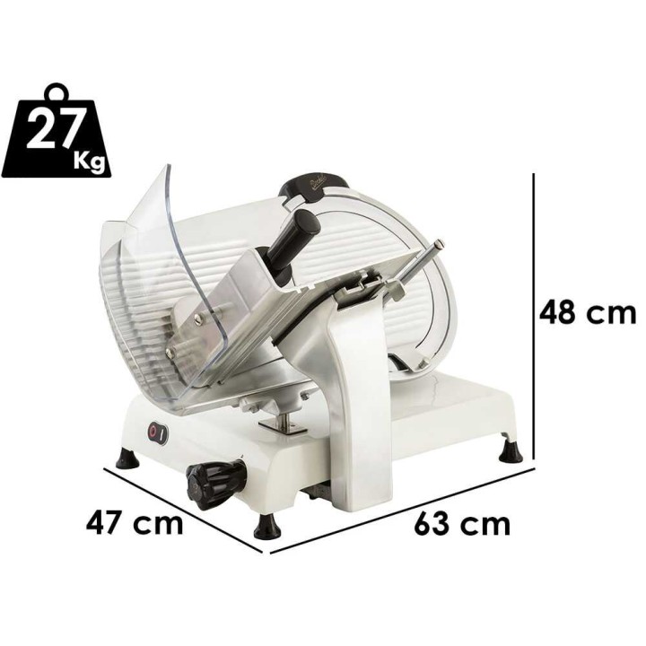 Berkel Red Line 300 Bianca sähköleikkuri, 300 mm, 190 W, valkoinen
