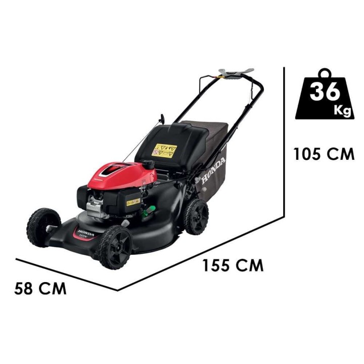 Honda HRN 536 VK itsevetävä ruohonleikkuri, GCVx 170, 53 cm, 166 cm³
