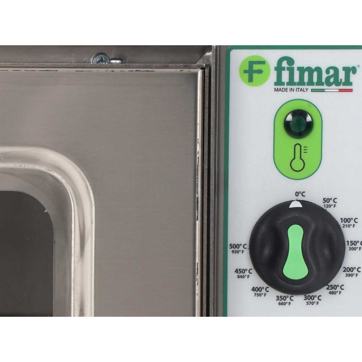 Fimar MICROV1C sähköuuni pizzalle, 2 200 W, 230 V, 500 °C