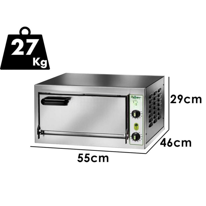 Fimar MICRO1C sähköinen pizzauuni, 2 200 W, 230 V, 1 pizza kerrallaan