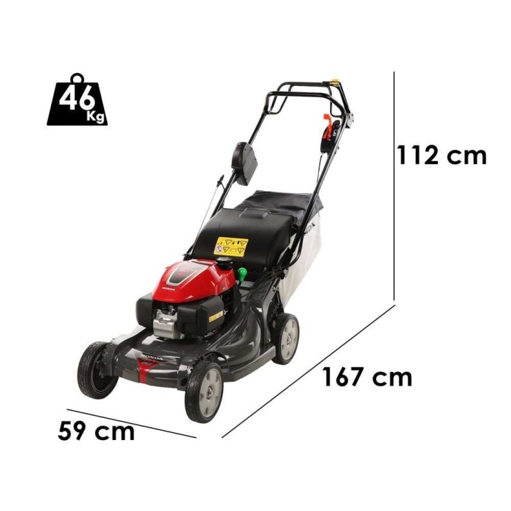 Honda HRX 537 HZ vetävä ruohonleikkuri, 53 cm, GCVx 200, 6,5 HP