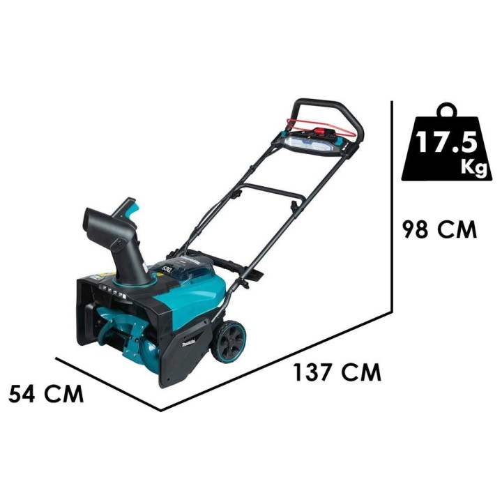Makita SN001GZ akkulumilinko, 53 cm, 40 V, yksivaiheinen