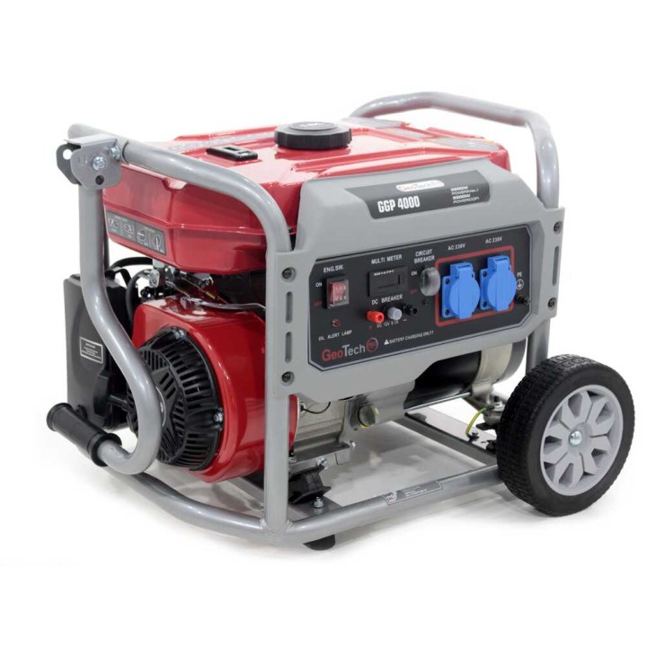 GeoTech Pro GGP 4000 -bensiinigeneraattori, 3,2 kW, AVR, yksivaiheinen