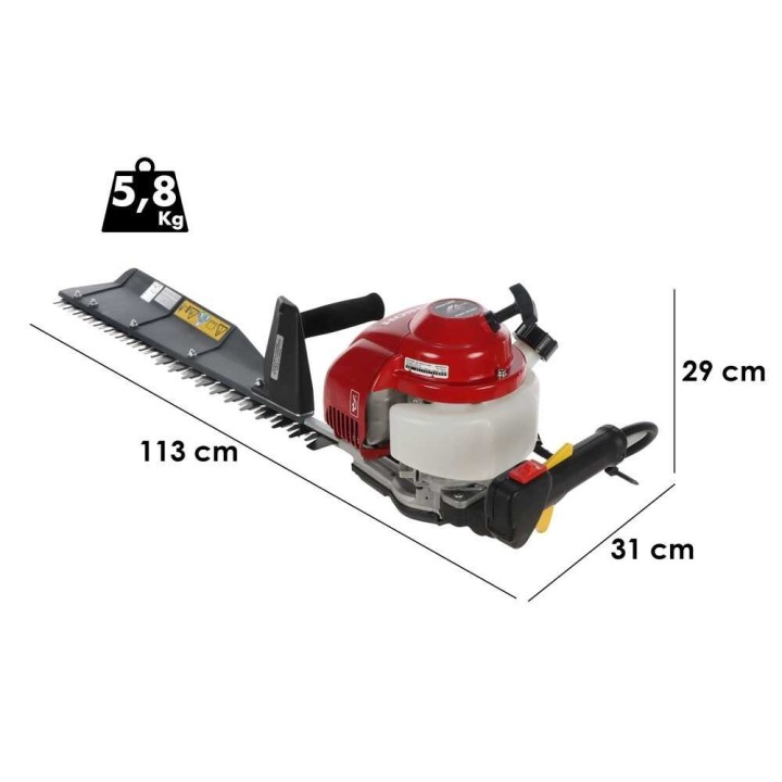 Honda HHH 25S 75ET pensasleikkuri, 72 cm, 25,4 cm³, 0,96 HP
