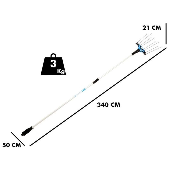 Campagnola Icarus V1 ECO Plug-in oliivinkorjuukampa, 325 W, 12 V, teleskooppivarsi