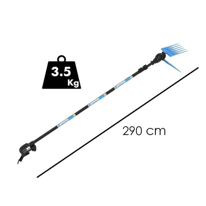 Campagnola Elektra Carbonio sähköoliivinkaristin, hiilikuituvarsi 230 cm, 12 V, 325 W