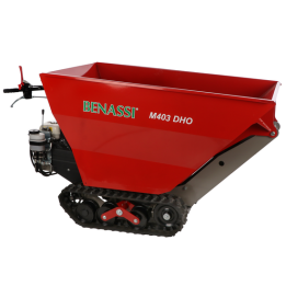 Benassi M403DHO telaketjukuljetin hydraulinen dumper lava 400 kg Honda GX160