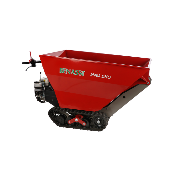 Benassi M403DHO telaketjukuljetin hydraulinen dumper lava 400 kg Honda GX160