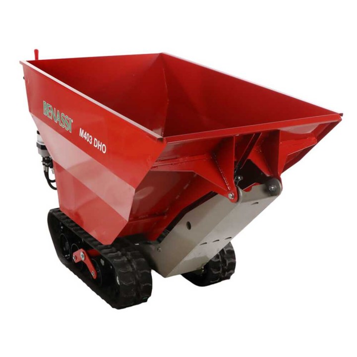 Benassi M403DHO telaketjukuljetin, hydraulinen dumper-lava, 400 kg, Honda GX160
