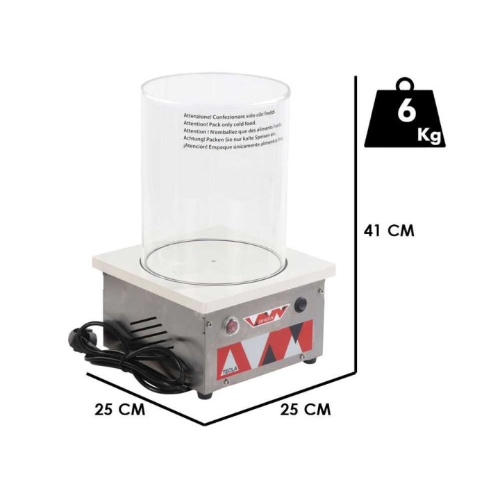 Tecla Lid Vacuum tyhjiöpakkauslaite lasipurkeille, 230 V, 30 l/min, 800 mbar