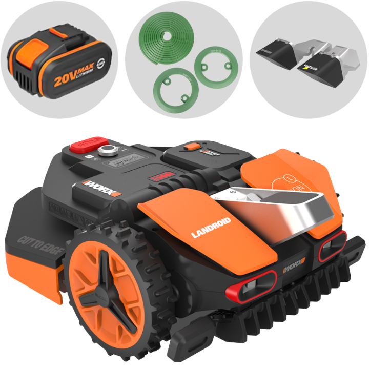 Worx Landroid Vision L1300 WR213E robottiruohonleikkuri 1 300 m 20 V