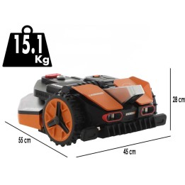Worx Landroid Vision L1600 WR216E robottiruohonleikkuri 1 600 m 20 V ilman rajalankaa