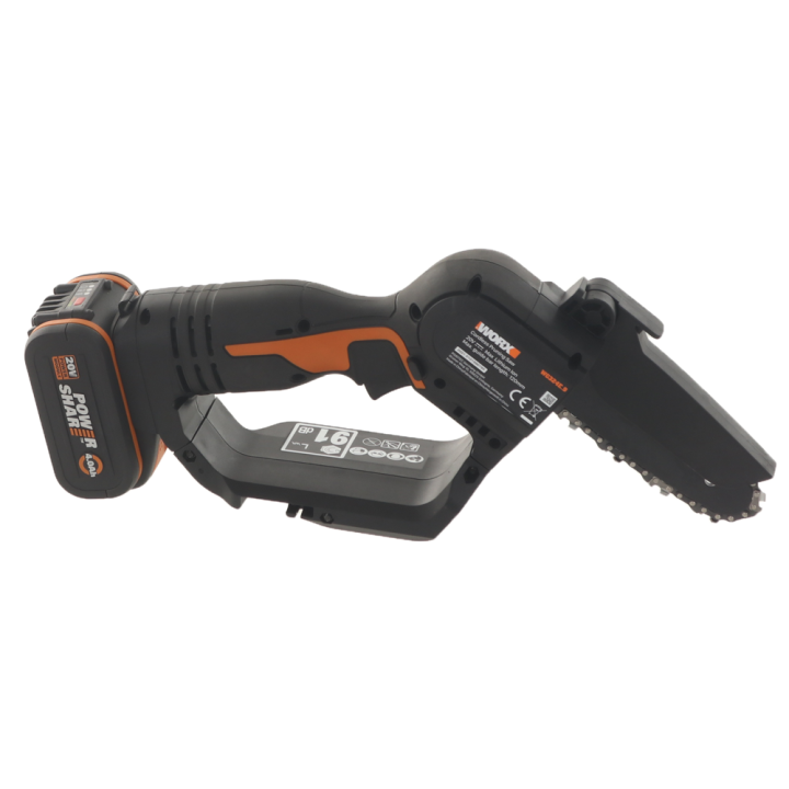 Worx WG324E.9 akkukäyttöinen oksasaha, 20 V, 12 cm, ilman akkua ja laturia