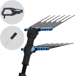 Campagnola Alice STAR 58 PLUS oliivinkerääjä alumiinivarsi 245 330 cm 350 W 58 V