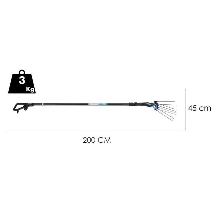 Campagnola MASTER Plug-in oliivinkerääjä, 325 W, 12 V, teleskooppivarsi 100–150 cm