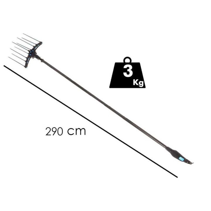 Campagnola Hercules 58V oliivinkeruulaite, kiinteä hiilikuituvarsi 230 cm, ilman akkua ja laturia