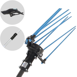 Campagnola Hercules 58V sähköinen oliivinkorjuulaite 350 W teleskooppivarsi 200 270 cm