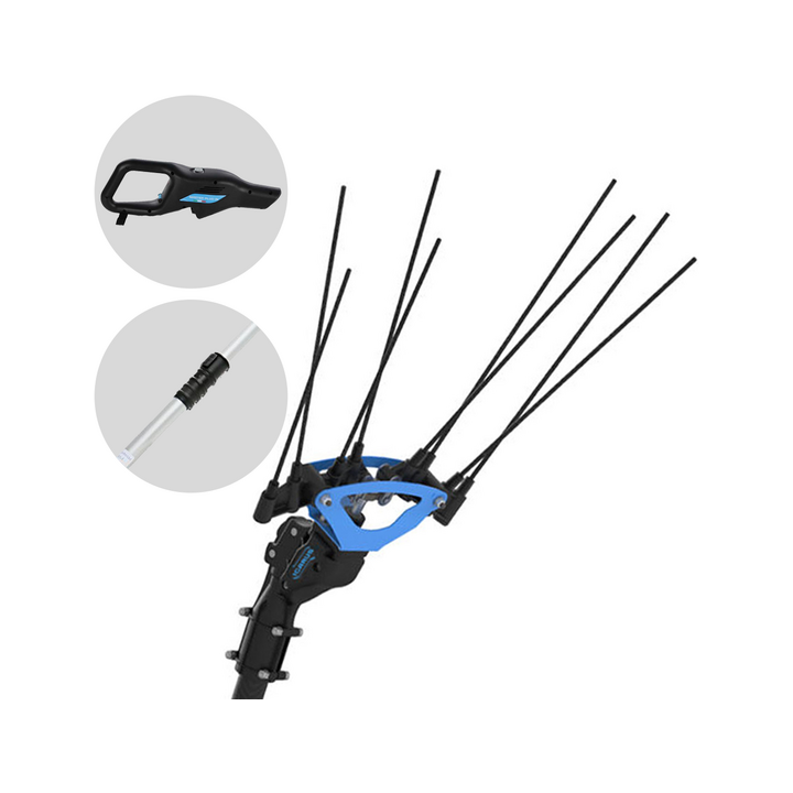 Campagnola Icarus V1 58 oliivinkorjuukampa 350 W 58 V teleskooppivarsi 185 270 cm
