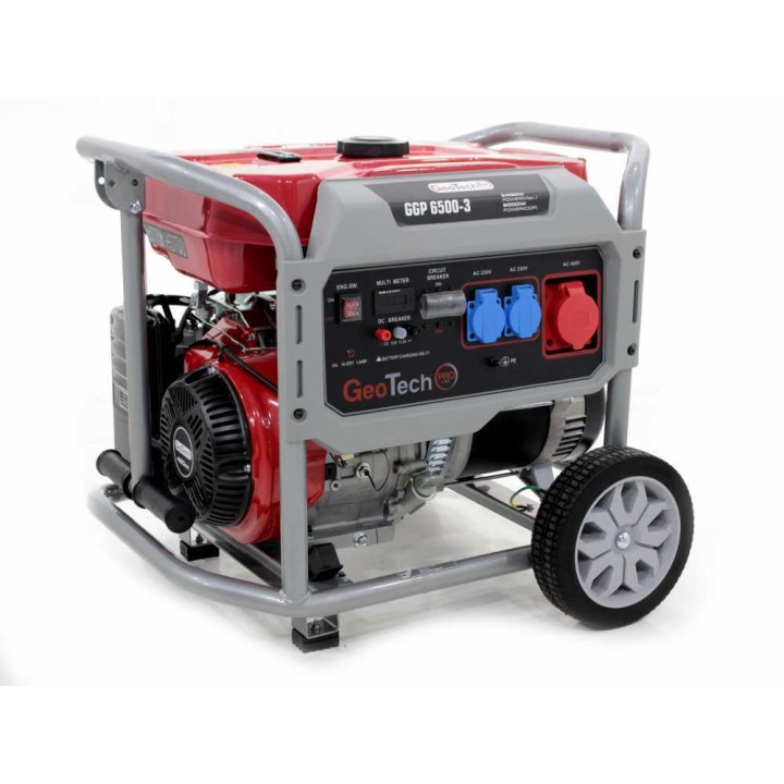 GGP 6500-3 kolmivaihegeneraattori, 5,5 kW, AVR, 230/400 V