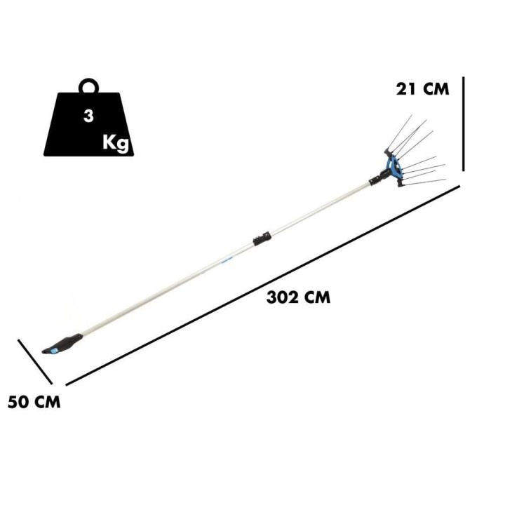 Campagnola Icarus V1 58 sähköinen oliivinkorjuuharja, 350 W, 150–220 cm, selkäreppuakku