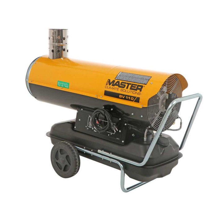 Master BV 110 E epäsuora dieselilmalämmitin, 33 kW, 230 V, 65 l