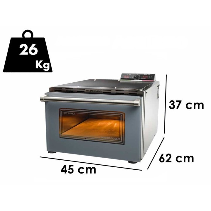 Nettuno ADVANCED sähköuuni pizzalle, 2 975 W, 510 °C, 230 V