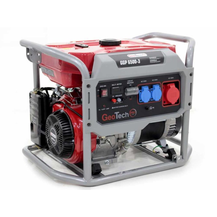 GGP 6500-3 kolmivaihegeneraattori, 5,5 kW, AVR, 230/400 V