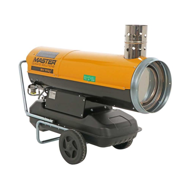 Master BV 110 E epäsuora dieselilmalämmitin, 33 kW, 230 V, 65 l
