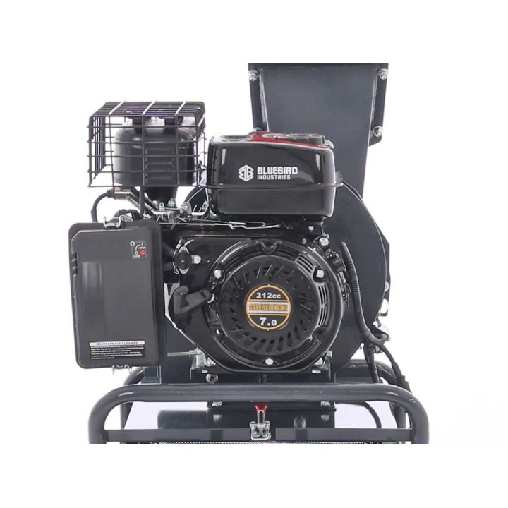 Blue Bird SHR 1000 biotrituratori, Rato R210, 7 HP, 80 mm