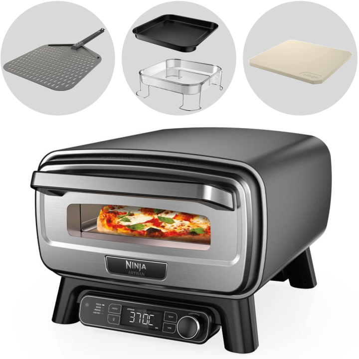 Ninja Artisan MO201EU sähköuuni pizzaan ja airfryer ruoanlaittoon 1 760 W 230 V