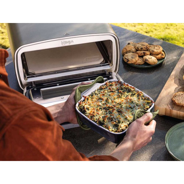 Ninja Artisan MO201EU sähköuuni pizzaan ja airfryer-ruoanlaittoon, 1 760 W, 230 V
