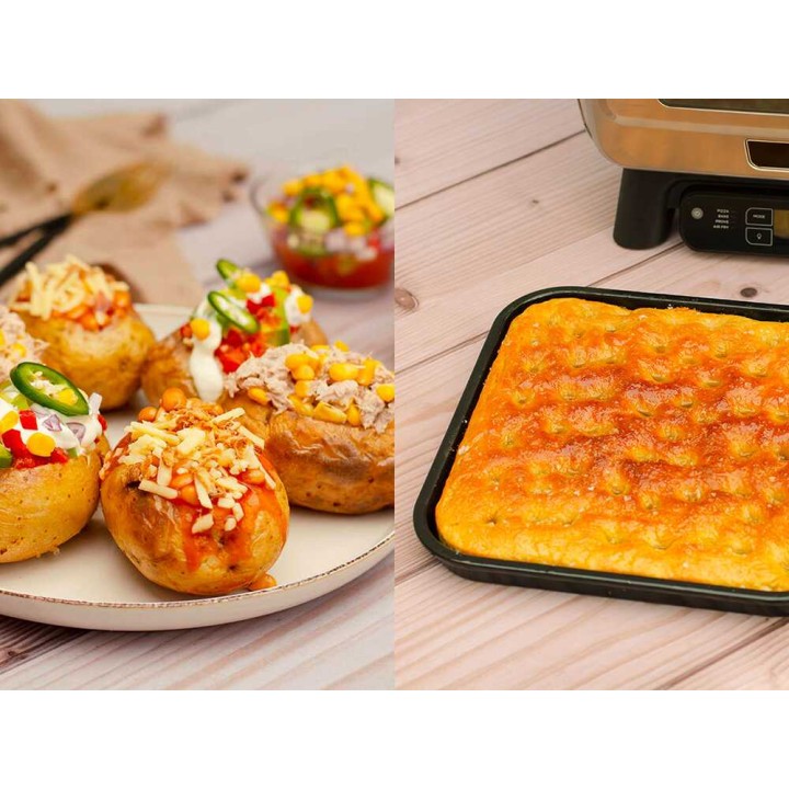 Ninja Artisan MO201EU sähköuuni pizzaan ja airfryer-ruoanlaittoon, 1 760 W, 230 V