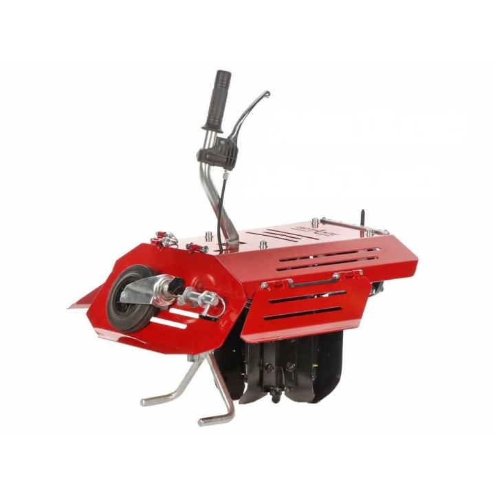 Käännettävä pyörivä aura moottorijyrsimelle, vähintään 8 HP, 350 mm
