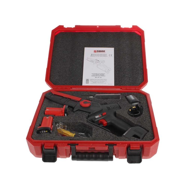 Zanon ZP 120 akkukäyttöinen oksasaha, 12 cm, 2 × 16,8 V 2,5 Ah